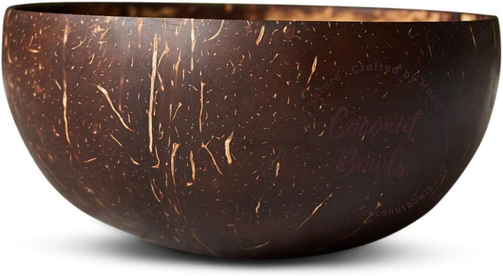 Coconut Bowls Made from Real Coconuts | Vegan (Original Size)
