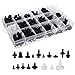 Car Auto Push Pin Rivet Trim Clip Panel Body Interior Assortment Set with Free Fastener Remover (415pcs)