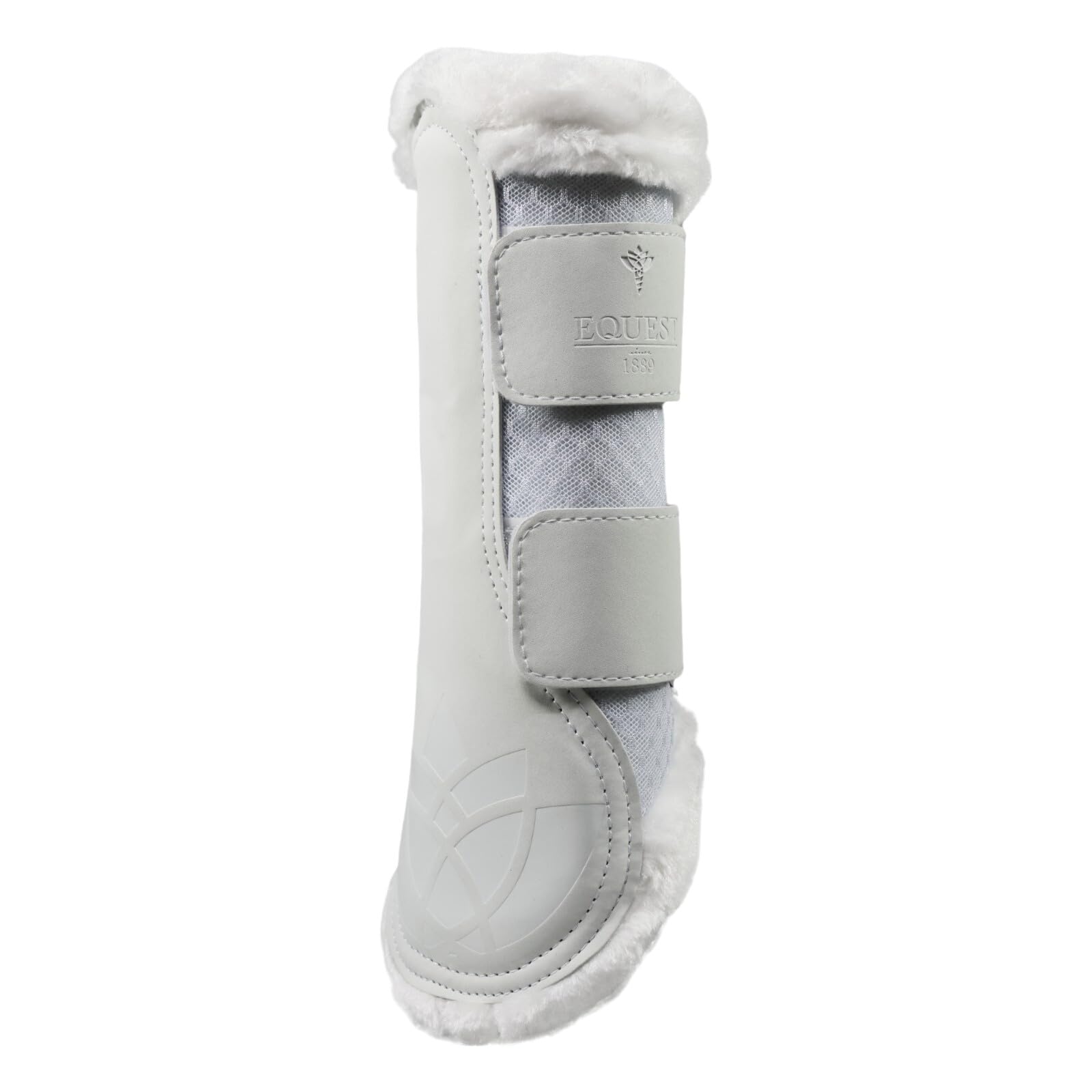 EQuest Air Flow Mesh 2.0 - Set di 2 ghette per cavalli, colore bianco, XL/Full Extra