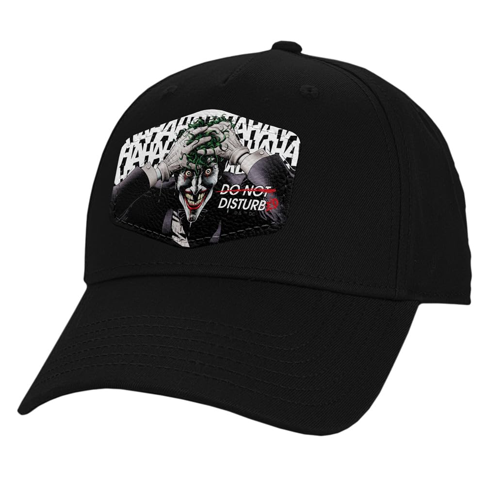 Batman Disturbed Joker Patch Slide-Buckle Baseball Hat