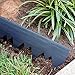 EasyFlex Pound-in Landscape Edging with Bonus Anchoring Stakes, 4.5 in. Straight Top Plastic Garden Border, 20 Foot Kit, Black, (3500-20CXX-3)