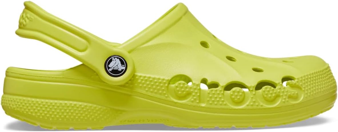 Crocs Men's Unisex-Adult Baya Clogs, Citrus, 9 Women/7 Men