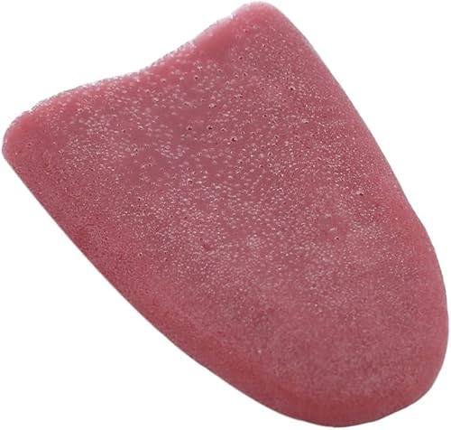 Miniatura 5 de Mnyixsi Divertidos juguetes realistas de lengua falsa, lengua elástica, lengua mágica realista, lengua falsa, especialmente función para carnaval,