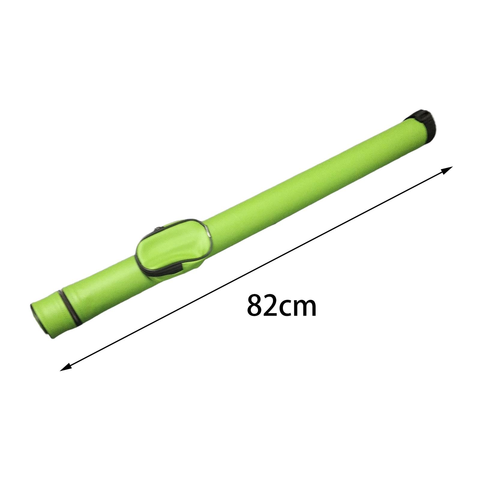 UGPLM Billiards Pool Cue Case, Snooker Cue Case Billiard Rod, Sleeve Organizer, PU Leather, Professional Pouch, Portable Billiard Carrying Case, Green