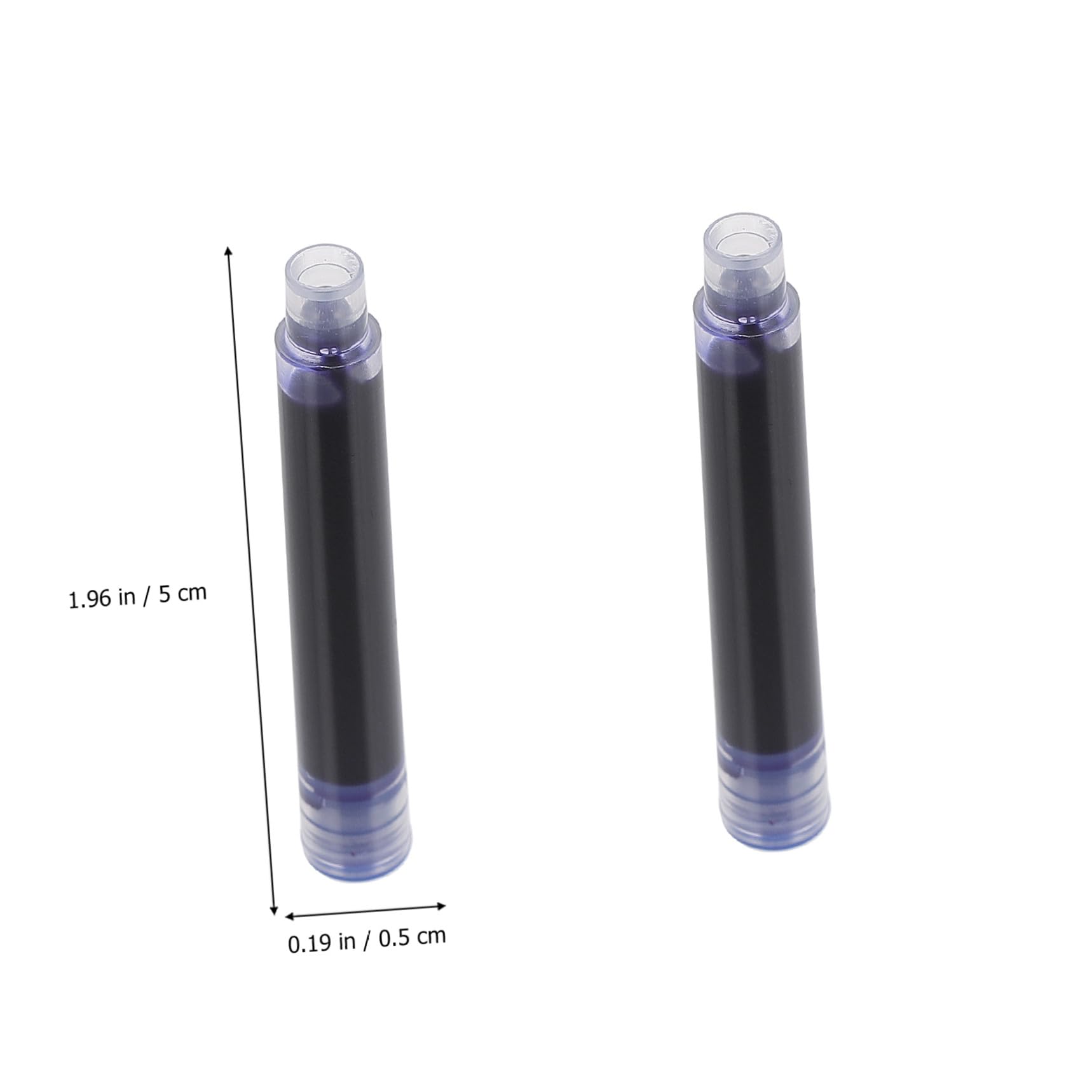 OSALADI 3 Ensembles Recharges Pour Stylos Plume Lot De Cartouches Encre Bleue Et Noire Pour Fournitures Scolaires Compatible Avec Stylo Plume Standard Accessoires Pratiques 100 Pièces * 3