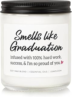 Graduation Gifts for Her, Him, 9oz Aromatherapy Lavender Scented Soy Wax Candle, 2025 College, Master Degree, PhD, High School, Nurse Graduation Gifts, Funny Grad Candle for Women, Men