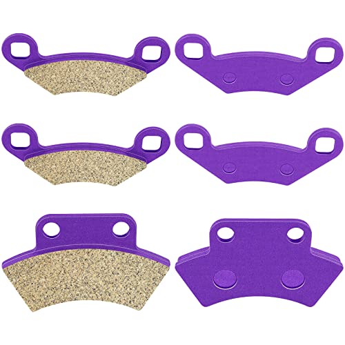 Eccpp Front And Rear Carbon Fiber Brake Pads Fits 1995-1998 Polaris 400 Xplorer L 4X4 #TOP1