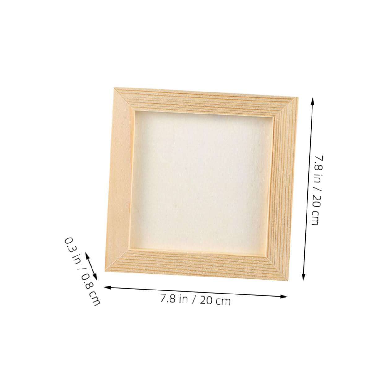 ERINGOGO Blank Picture Frame 5pcs Diy Wooden Photo Frames for Children Boys and Girls