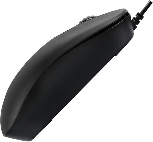 Miniatura 3 de SGIN Mouse con cable para computadora de 2000 DPI para portátiles y PC, diseño delgado y silencioso para zurdos, mouse USB para computadora con