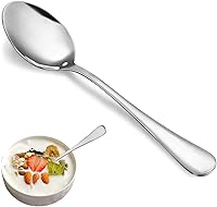 MUTNITT 16-Piece 6.7" Stainless Steel Teaspoon Set - Mirror Finish, Dishwasher Safe, Durable Tea Spoons for Kitchen & Dessert