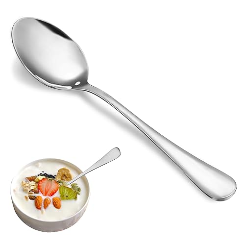 Teaspoon Set,16 Piece 6.7" Spoons Silverware, Premium Food Grade Stainless