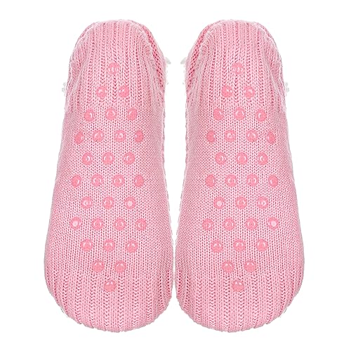 Image of ZYZX Cute Animal Slipper Socks for Women with Grips,Fuzzy Socks Indoor