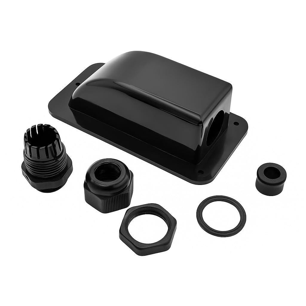 Solar-Kabeleinführung Tropfenförmig – M20x1,5 IP68, Für 6–12 Mm² Kabel, Wohnmobil & Boot (2er Set)