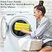 Shoe Washing Machine Bag,Silicone Shoe Washing Bag,Reusable and Durable Zippe Laundry Bag,Fits Most Shoes,for Washing Machine,for Sneaker Gym Shoes,2 Pcs ()