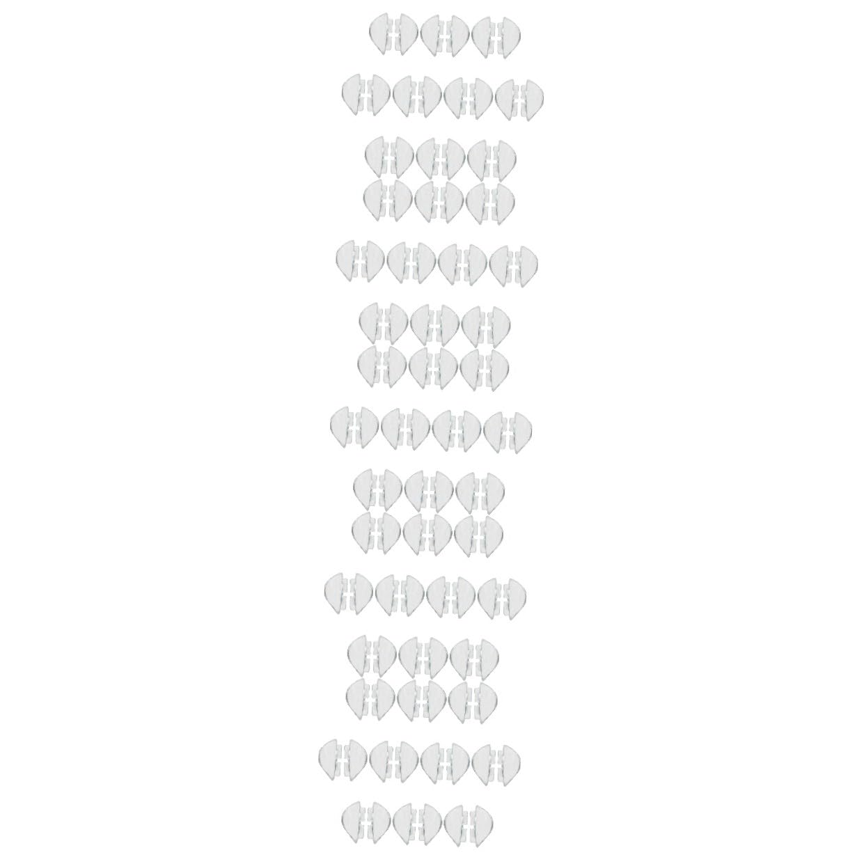 Beavorty 5 Set Naselli Per Occhiali Viti Per Occhiali Protezioni Per Il Naso Naselli Sostituibili Ventosa Da Tavola Naselli in Silicone Per Occhiali Naselli Plug-in Gel Di Silice 10 Paia*5