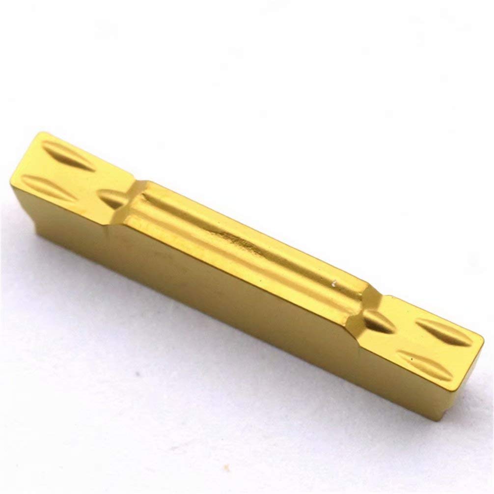 10 piezas MGMN250-G ZP20 Acero indexable Corte de ranurado CNC Torno CNC Herramienta MGEHR Insertos de mecanizado de ranura de carburo