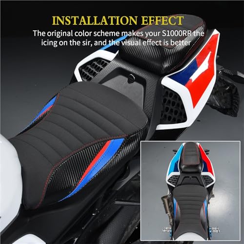 Asiento de pasajero para BMW S1000 RR ideal para rutas de fin de semana 4