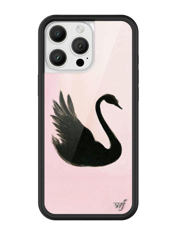 Wildflower Cases - iPhone 16 Pro Max Compatible - Black Swan