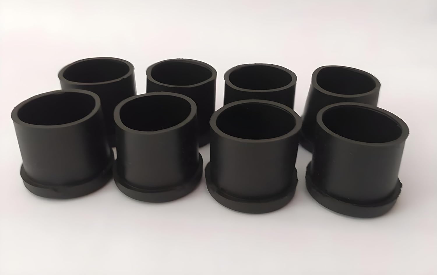 UGS Black Rubber Chair Leg Caps 1.25" INCH (31.75 mm) Round/Floor Protector Furniture Feet Covers, Pack of 8-image-25