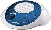 Homedics SoundSleep White Noise Machine - Portable Travel Sound Machine with 6 Nature Sounds, Auto-Off Timer for Sleep Aid