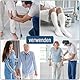 BeOnTop Medizinische Kompressionsstrümpfe Damen Herren Klasse 1 18-23 mmHg Unisex - Thrombosestrümpfe, Thrombose Strümpfe, Stützstrümpfe, Compression Socks, Trombosestruempfe