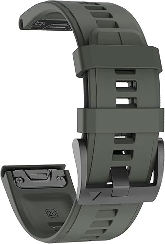 hellosy Compatible con Garmin Fenix 5 BandFenix 6 Band, 0.866in Quickfit Correa de reloj de repuesto para Garmin 935945InstanctFenix 7Approach
