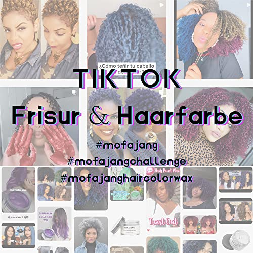 volluck white hair color wax pomades 423 oz - natural hair coloring wax material disposable hair styling clays ash for cosplay party white