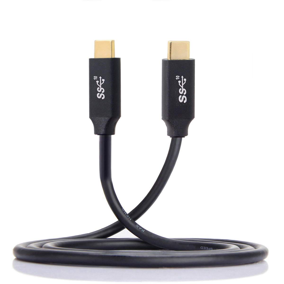 Cablecc Cavo USB 3.1 Type-C Gen2 100cm - 10Gbps E Ricarica 100W Con Chip E-Marker