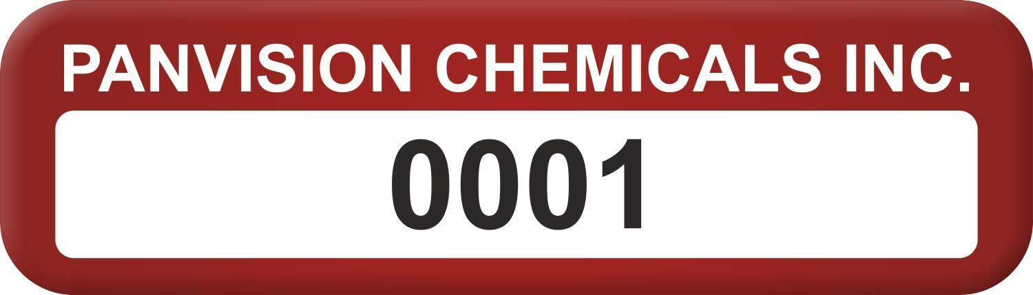 MyAssetTag Custom Asset Labels with Sequential Numbering | 0.5" x 1.75", Void if Removed StealGuard Tags, Pack of 100, Made in USA