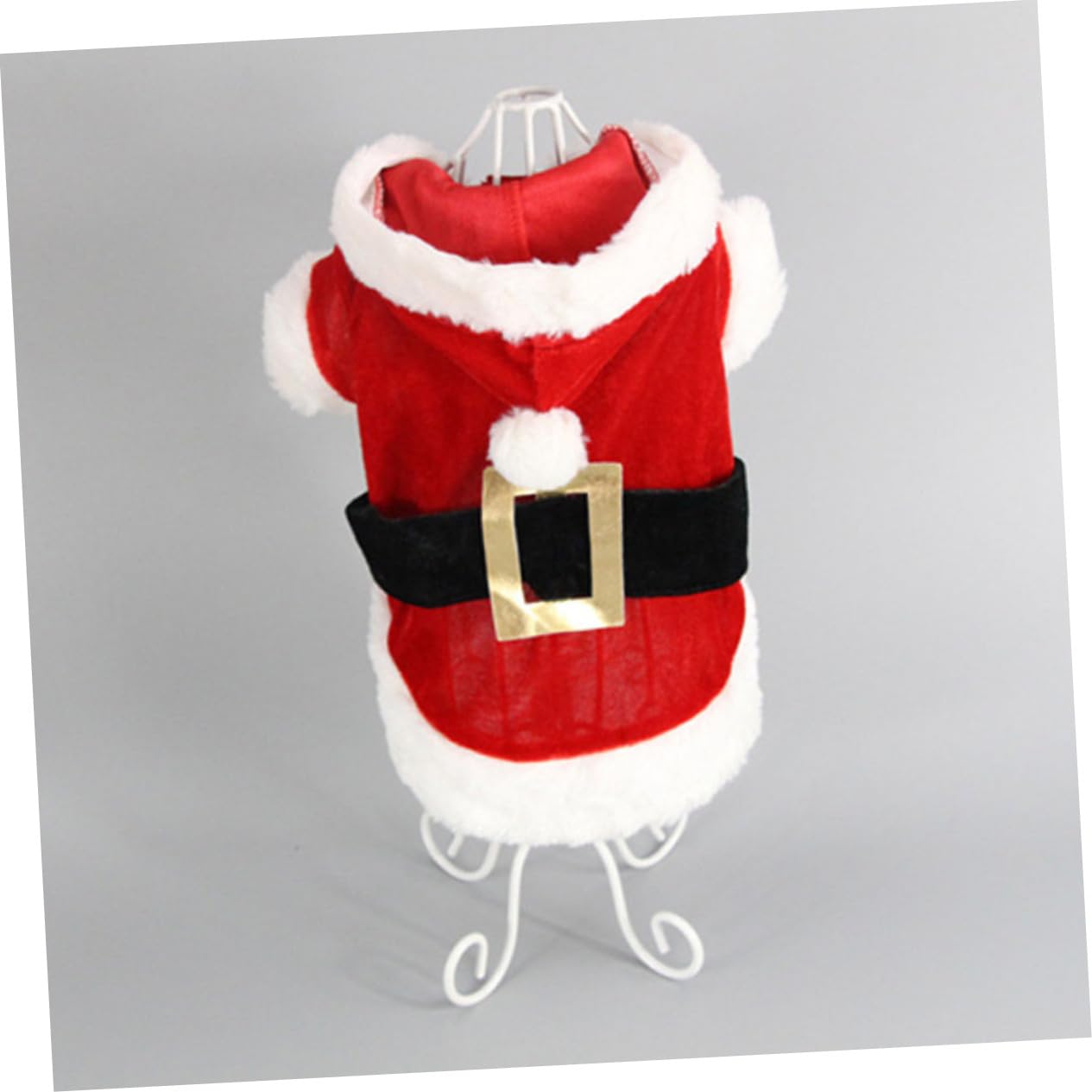 HMJGDHX 2 Pezzi Vestito Natalizio per Cani Vestiti Invernali per Animali Domestici Comodo Maglione con Cappuccio per Cani