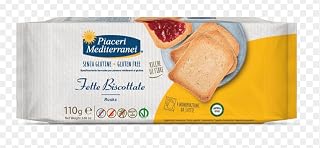 Piaceri Mediterranei Fette Biscottate, Gluten Free Rusks, 110g