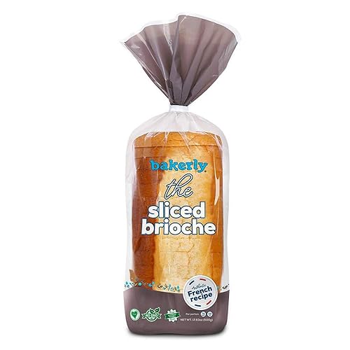 bakerly Brioche en rodajas paquete de 2, 1 unidad (2 panes brioche en rodajas en total)