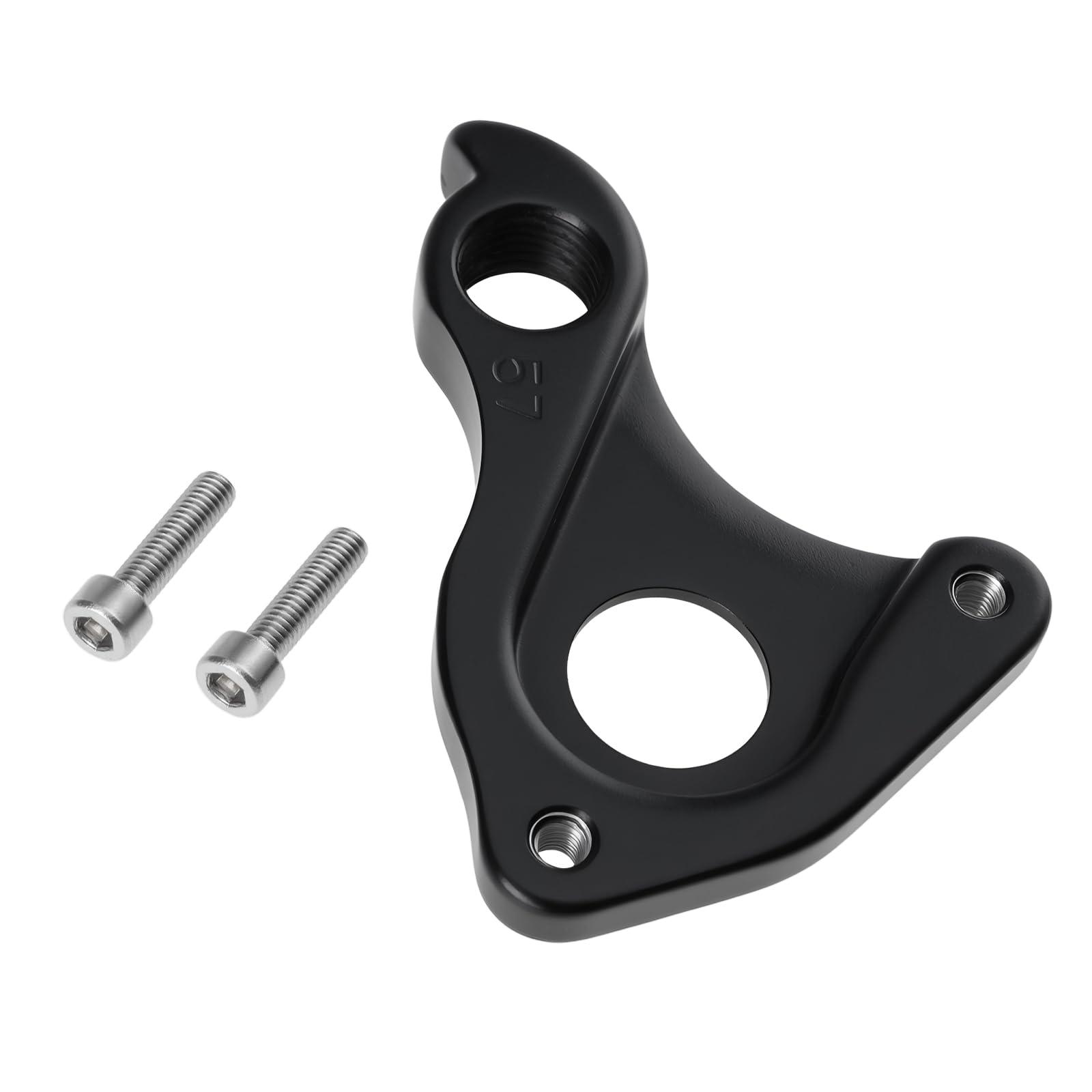 ECSiNG 1 Set Bicycle Derailleur Hanger with Screws DH-053 Compatible with Merida One Twenty 27.5, Black