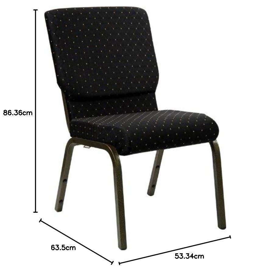 チャーチチェア Amazon.co.jp: DiscountRoomDecor プレミアム品質 ブラックドット生地