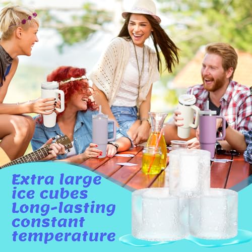 Molde para Cubos de Hielo Cilíndricos para Stanley miniatura 5