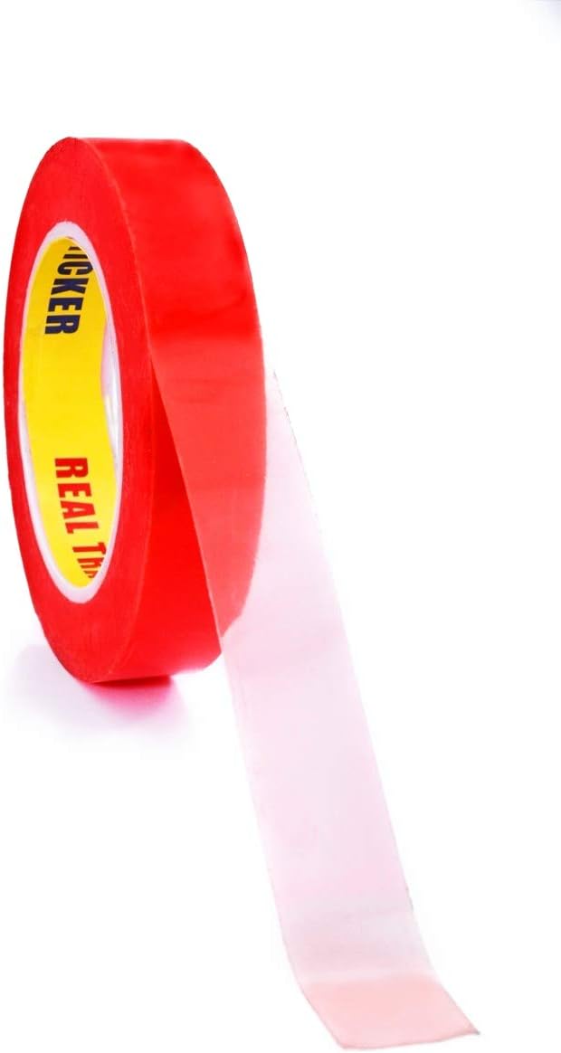 - AMZTOP Wonder 20 Mm Strong Acrylic Adhesive Clear Double Sided Tape Heat Resistant Double-Sided Transparent Clear Adhesive Tape 25 Mts