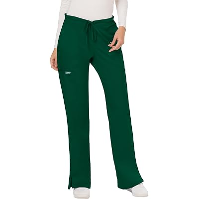 Cherokee Women Scrubs Pant Workwear Revolution Mid Rise Moderate Flare Drawstring WW120