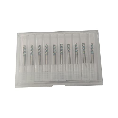 Miniatura 89 de Tools DLC Series Carburo Square End Mill, Diamond Like Coating, Molino de extremo para aluminio, cobre, aleaciones de magnesio, aluminio de alto