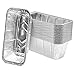 Eyccier 30 szt. jednorazowe miski ociekowe miski ociekowe, folia luminum grill, miski ociekowe z folii aluminiowej, folia aluminiowa, grill, tace do pieczenia, pojemniki