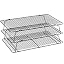 black cooling rack