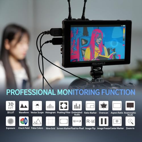 Écran tactile 4K HDMI FEELWORLD F7 Plus pour cadrer sans reflets - 6