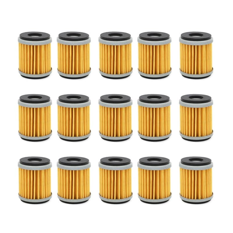 R125 Filtro dell'olio for Yamaha WR250F WR450F WR250X WR250R YZ450F YZ250F YZ250 YFZ450 YZF R125 125 WR 125R 125X YZ 250 250F 450F 450(Color:Pack 15)