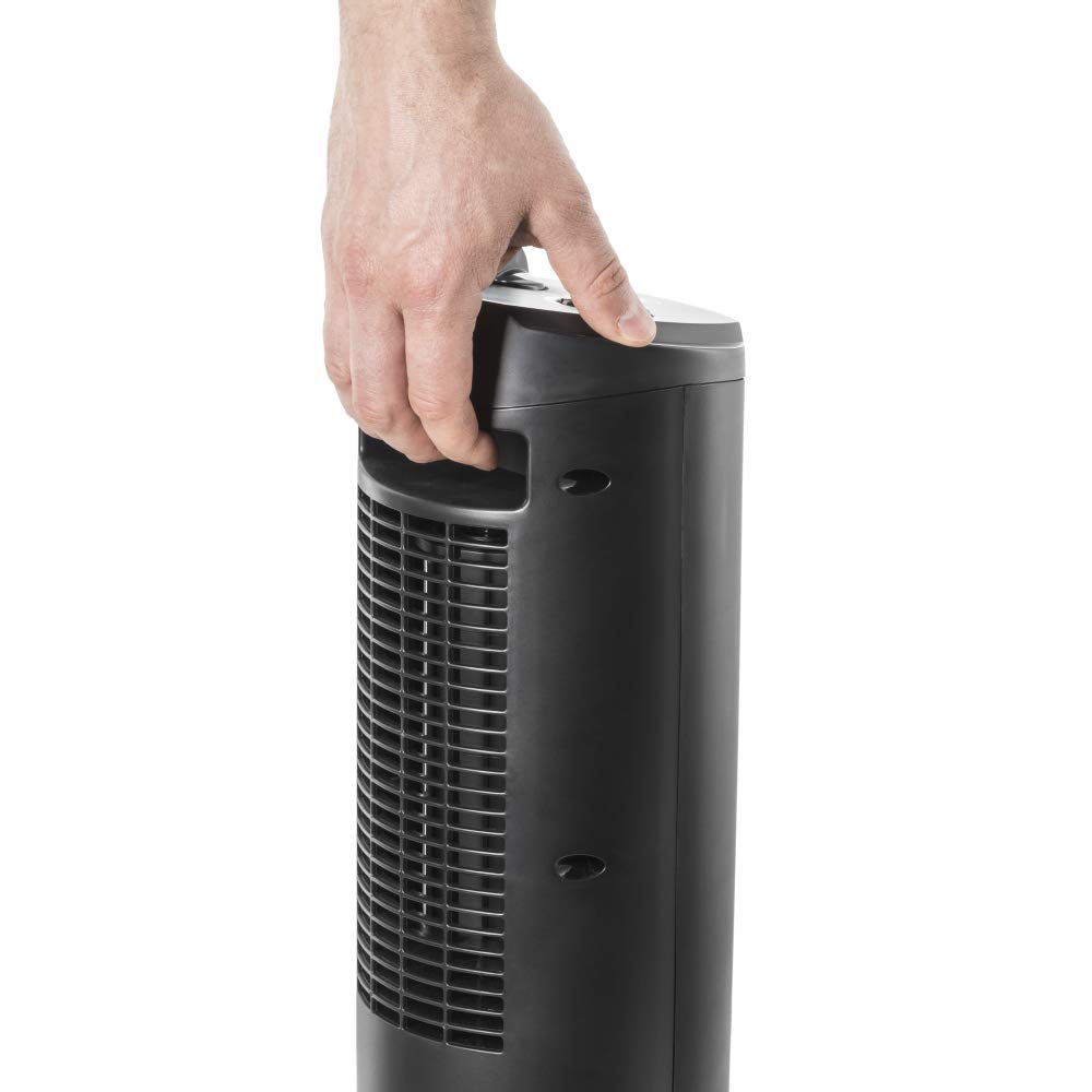 TROTEC Termoventilatore ceramico TFC 19 E - potenza termica 1200 W / 2000 W - riscaldamento con termostato, superficie ambiente da 24 m² a 60 m³, funzione oscillazione 70°