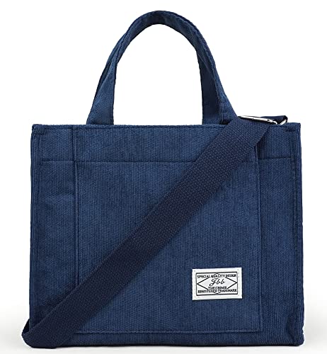 Jbb Canvas Tote Bag For Women Crossbody Mini Travel Handbag Corduroy Eco Bags #TOP8