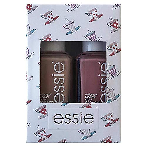 Essie Tea for Two Nudes - Juego de esmaltes de uñas (2 unidades)