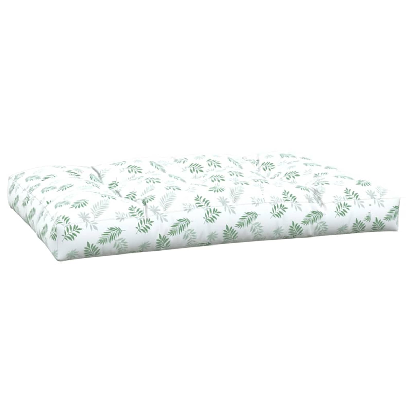 LAPOOH Poduszka na palety z nadrukiem liści 120x80x12 cm, poduszka podłogowa, palety tarasowe, poduszki paletowe, poduszki zewnętrzne - 360531