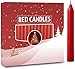 20pcs Candles for Christmas Tree - Angel Chime Decorations - Christmas Pyramids Carousel - 4 inch X 1/2 inch Diameter - 1.5 Hour Burn Time-RED