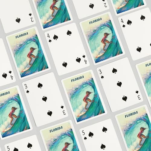 Baraja de 52 cartas póker tamaño estándar miniatura 4
