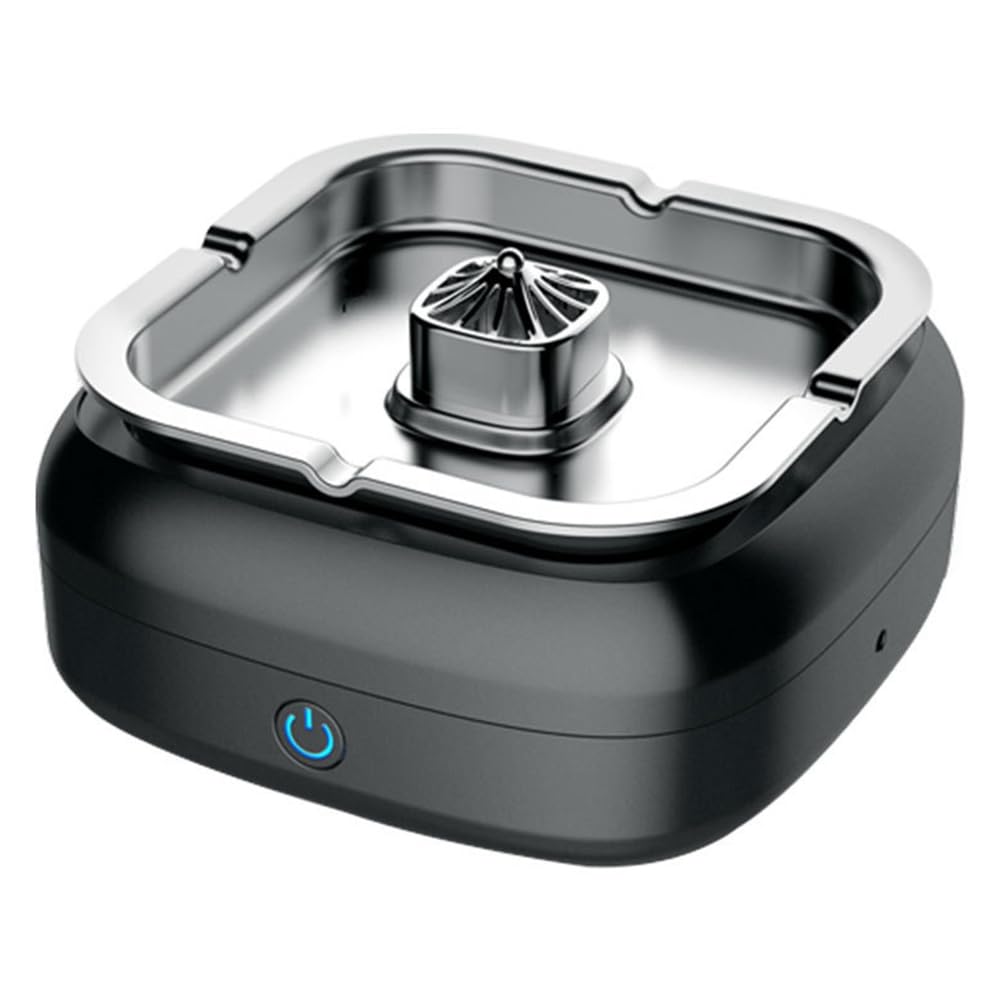 CTRLZS Metal Electric Ashtray Smokeless Usb Anti-Odor Anti-Smoke Smell Proof Air Purifier Smoke Vacuum Cleaner Accessories