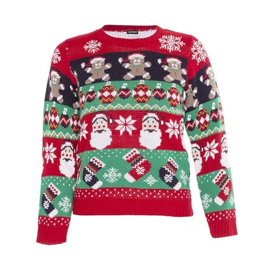 NOROZE Navidad 3D Jersey Niños Navidades Pull-Over Santa Monigote de Nieve Reno Pingüino para Niños (9/10 Años, Pan de Jengibre Rojo)